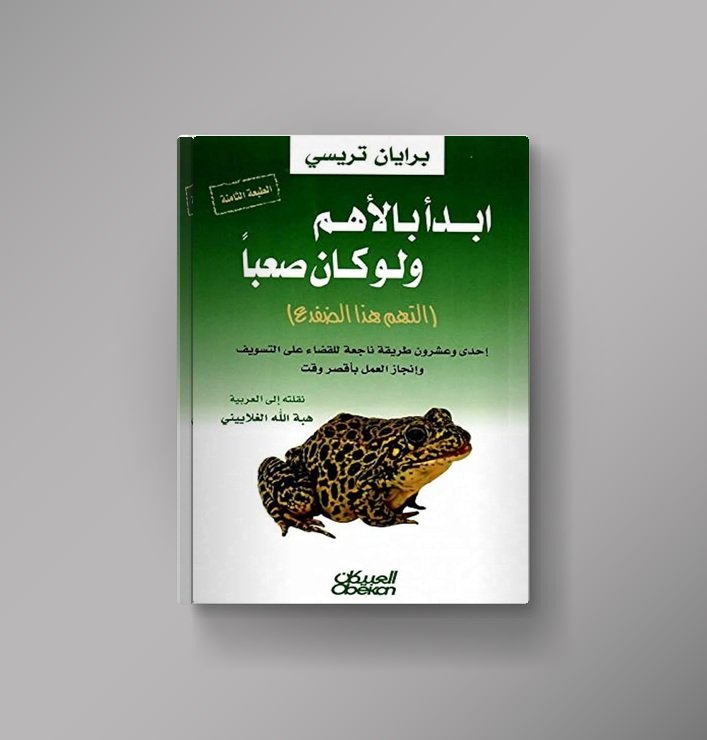 ملخص كتاب ابدأ بالأهم ولو كان صعبًا: كيف تتغلب على التسويف وتنجز أكثر؟